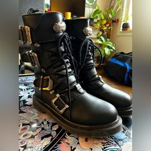 Bolt 265 Vegan leather Demonia combat boots